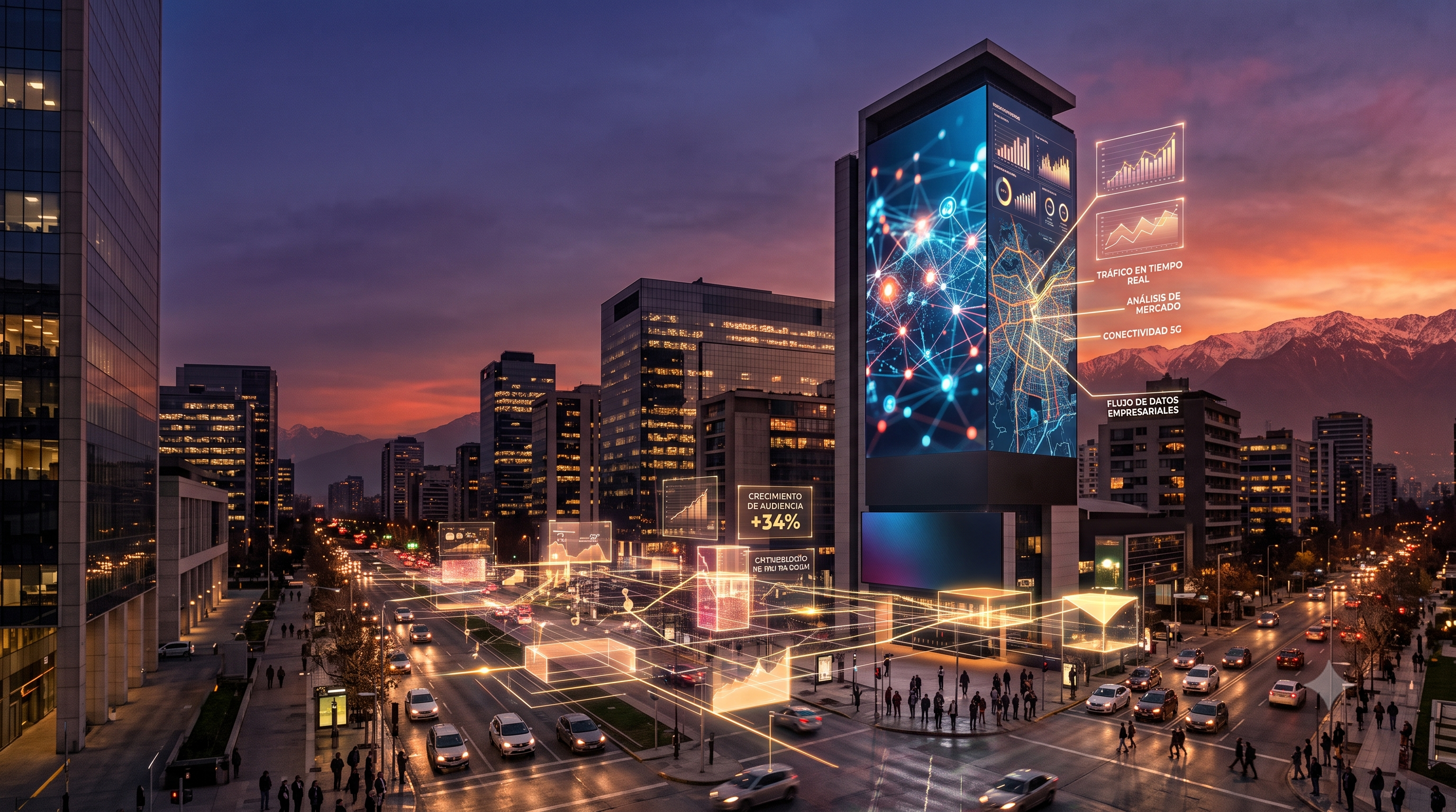 Programmatic DOOH en Chile: Cómo la Publicidad Digital Exterior Automatizada Está Transformando el Media Mix